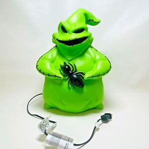 Oogie Boogie‎ Halloween Light up Blow Mold Spider Nightmare Before Christmas 14"